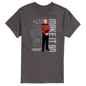 Men's - Star Trek - Picard Make It So Short Sleeve Graphic T-Shirt - 1 of 4