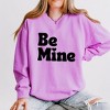 Simply Sage Market Women's Lightweight Garment Dyed Graphic Sweatshirt Be Mine Bold - 2 of 4