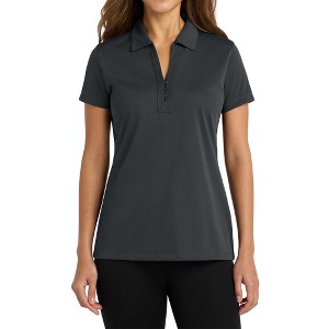 Mafoose Women's Tech Pique UV Protection Moisture-Wicking Polo T-shirt - 1 of 4