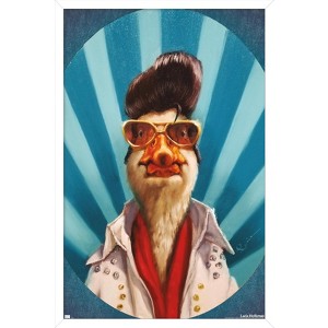 Trends International Lucia Heffernan Art - Duck The King Framed Wall Poster Prints - 1 of 4