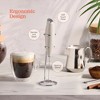 Peach Street Powerful Handheld Milk Frother, Mini Frother Wand, Battery Operated Stainless Steel Mixer, With Stand. for Milk, Latte - 4 of 4