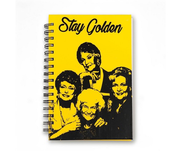 Golden Girls "Stay Golden" Spiral Notebook | Officially Licensed ABC Merch