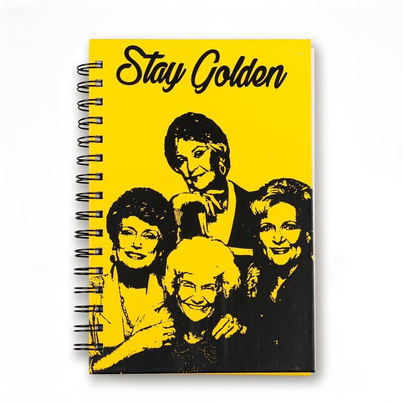 Just Funky Golden Girls "Stay Golden" Spiral Notebook | Officially Licensed ABC Merch, 1 of 8