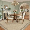 homfan Scalloped Washable Rug w/ Non-Slip Back - Modern Low-Pile Carpet for Living Room, Bedroom - 2 of 4