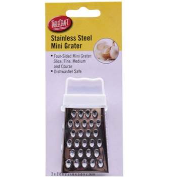TableCraft Silver Stainless Steel Mini Box Grater.
