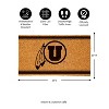 Evergreen University of Utah Logo Natural Coir 28 x 16 Inches Indoor Outdoor Doormat - 2 of 4