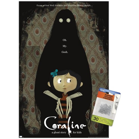Coraline Poster, View much larger. Illustrated by the amazi…