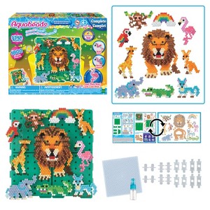Aquabeads Wild Safari Scene Set, Complete Arts & Crafts Bead Kit for Children - over 1,800 Beads - 1 of 4