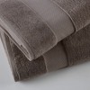 Vynxaria Charcoal 2 Piece Turkish Cotton Bath Sheet Set - 4 of 4