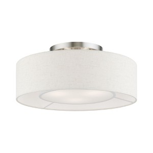Livex Lighting Ellsworth 3 - Light Semi-Flush Mount in  English Bronze - 1 of 3