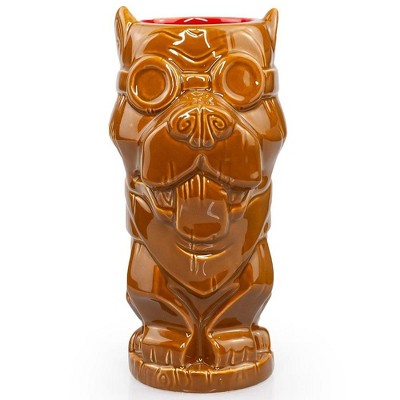 ThinkGeek, Inc. Geeki Tikis Fallout Dogmeat Mug | Crafted Ceramic | Holds 14 Ounces