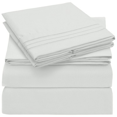 4 Piece Microfiber Sheet Set - Mellanni