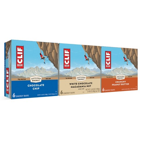 CLIF BAR® Chocolate Chip & Chocolate Brownie Energy Bars, 18 ct / 2.4 oz -  Foods Co.
