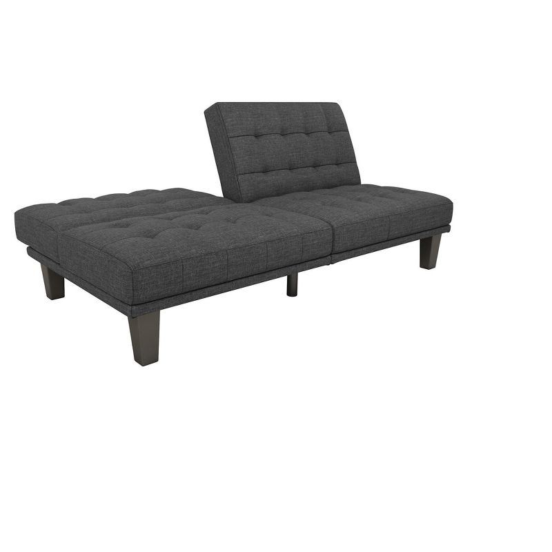Dexter Futon Lounger Gray - Dorel Home Products, 6 of 17