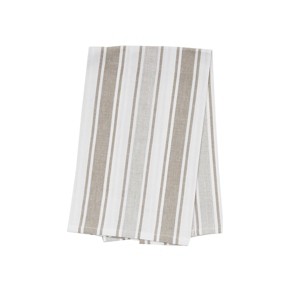 C&F Home Chandler Stripe Clay Woven Cotton Kitchen Towel - 1 of 4