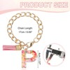 Unique Bargains Epoxy Resin Colorful Glittery Tassel Sports Water Bottle Accessories Letter Charm 1 Pc - 2 of 4