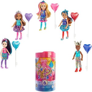 Barbie - Chelsea Color Reveal ! Color Changing Kids - Beach Go'er Doll with 6 Surprise Accessories  - 1 of 4