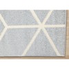 Rug Branch Contemporary Geometric, Tonal/Solid Blue Indoor Area Rug - 4 of 4