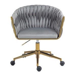 NicBex Adjustable Height Home Office Desk Chairs with Universal Wheels for Work Study Vanity,Bedroom - 1 of 4