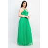I AM A FASHION JUNKY Glittered Straps Mesh Tulle Maxi Dress - 3 of 3
