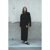 Women's Cashmere & Merino Blend Solara V-Neck Cardigan in New Jet by Tomorrow Studio - 2 of 4