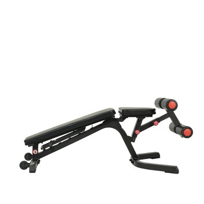 Power Zone Adjustable Black Utility Weight Bench with Eco Foam