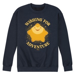 Men's - Disney - Wishing For Adventure Graphic Fleece Sweatshirt - 1 of 4