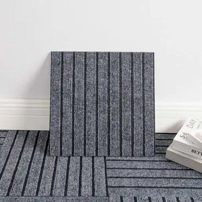 VisioGear Carpet Tiles, 12"*12" Soft Padded Floor Tiles For Living Room Kitchen Bedroom, Gray, 11.81"*11.81"*0.16"