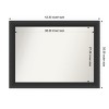 Amanti Art Sloped Non-Beveled Framed Bathroom Vanity Wall Mirror - 3 of 4