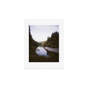 11" x 14" Garrett Lockh The Morning Fog Wall Art Print Green - society6: Matte Archival Quality, Landscape Photography - 1 of 4