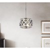 Elegant Lighting Madison Collection Pendant D:12in H:9in Lt:3 Polished Nickel Finish (Royal Cut Crystals) - 2 of 4