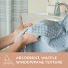 TOWN & COUNTRY EVERYDAY 4-Piece Textured Windowpane Bath Towel Set - 4 of 4