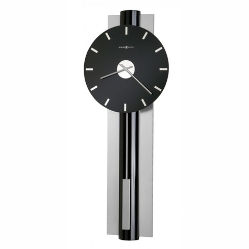 Howard Miller 625403 Hudson Wall Clock Target - Modern Black Pendulum Wall Clock