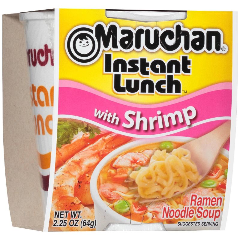 Maruchan Instant Lunch Shrimp Ramen Noodle Soup - 3oz, 1 of 4