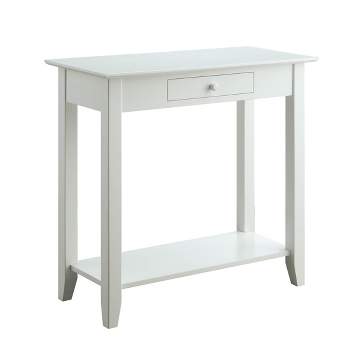 American Heritage Hall Table with Drawer Shelf - Breighton Home