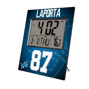 NFL Detroit Lions Players Game Tactic Wall Clock - 1 of 3