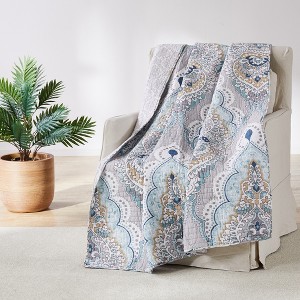 Olyria Medallion Quilted Throw - Levtex Home - 1 of 4