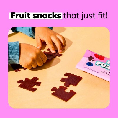 Little Spoon Fruit Kids' Puzzlers Mixed Berry Fruit Snacks Made with Real Fruit - 7.05oz/10ct