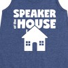 Girls' - Instant Message - Speaker Of The House Graphic Sleeveless Aline Dress - 2 of 4