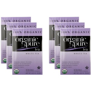 Organic & Pure Tea White Organic - Pack of 6 - 18 bags - 1 of 2