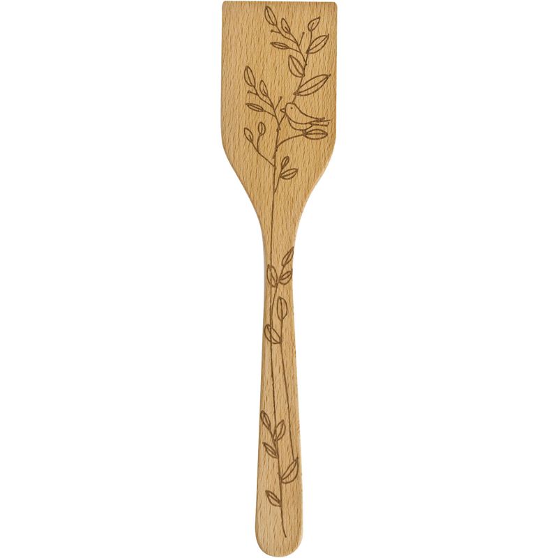 Talisman Designs Laser Etched Beechwood Turner, Nature Collection, 1 of 3