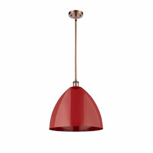 Plymouth Dome - 1 Light Stem Hung Pendant In Industrial Style-16.75 Inches Tall and 16 Inches Wide - 1 of 1