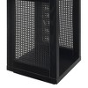 Breighton Home Northfield Admiral Weave End Table with Shelf in Black/Black - 4 of 4
