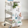 Wide Metal Utility Cart Black - Brightroom™ : Target