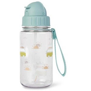SARO Kids 450ml Water Bottle with Flip Straw & Handle | Spill-Proof & Portable - 1 of 4