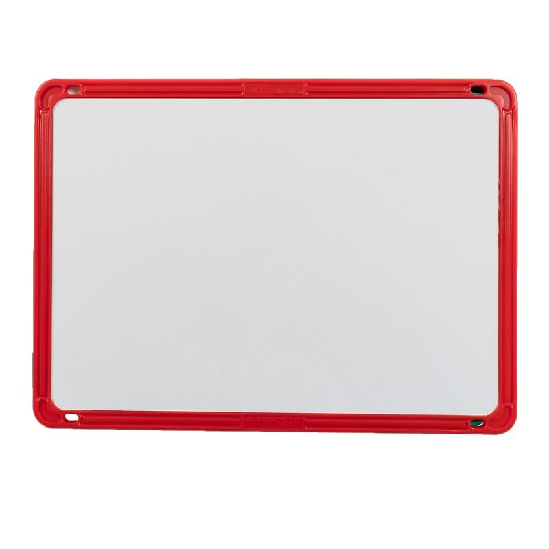 Edx Education Plastic Framed Metal Whiteboards, Four Colors, Set of 4, 3 of 4