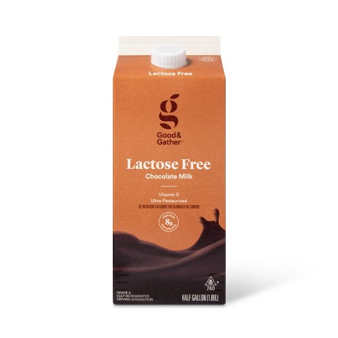 Lactose Free Vitamin D Chocolate Milk 0 5gal Good Gather