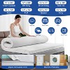 Dyonery 3 Inch Extra Firm Mattress Topper King Size High Density Cooling Gel Bamboo Memory Foam Bed Topper for Pain Relief with Removable Cover - 4 of 4