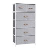 Crestlive Products 6-drawer Vertical Dresser Storage Tower with Sturdy Steel Frame, Wood Top, Easy Pull Fabric Bins - 2 of 4