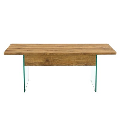 Lirago Multifunctional Lift Top Coffee Table-Natural Marble Pattern with Tempered Glass Legs, Modern Design for Living Room & Office